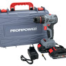 Дрель-шуруповерт Profipower MKBL-18B (с 2-мя АКБ, кейс)