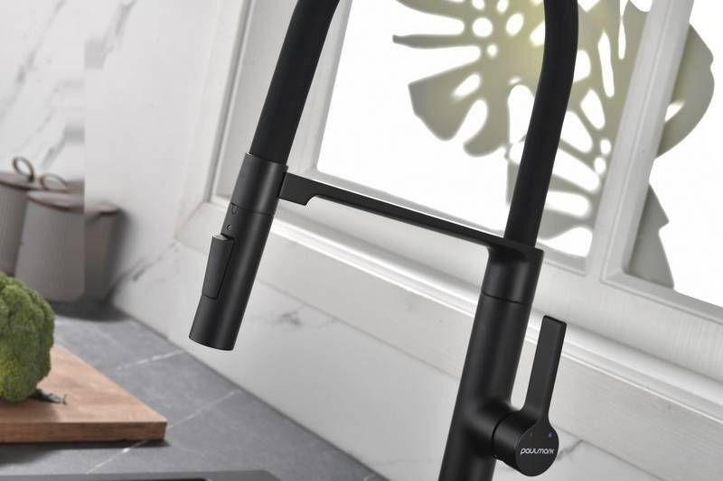 Смеситель Paulmark Barrel BA214029-AN (черный)