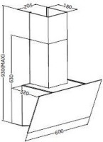 Вытяжка Zorg Air 1060 60 S (черный)