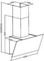 Вытяжка Zorg Air 1060 60 S (черный)