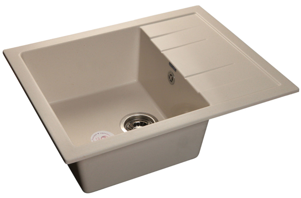 Кухонная мойка GranFest GF-Q650L (белый)