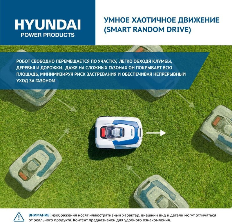 Газонокосилка-робот Hyundai L-Cortex-5