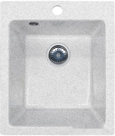 Кухонная мойка AlfaSun Майон (белый мрамор)