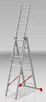 Лестница-стремянка Новая Высота NV 223 алюминиевая трёхсекционная 3x7 ступеней