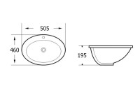 Умывальник Roxen Tierra 570150