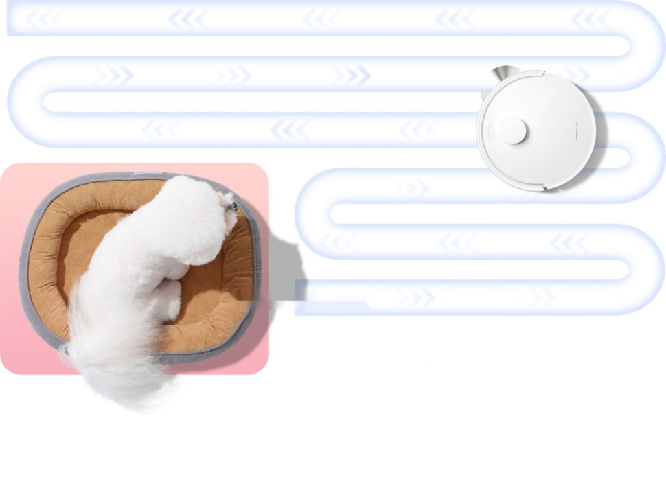 Робот-пылесос Dreame Trouver Robot Vacuum E20 Plus RLE12GD (евровилка, белый)