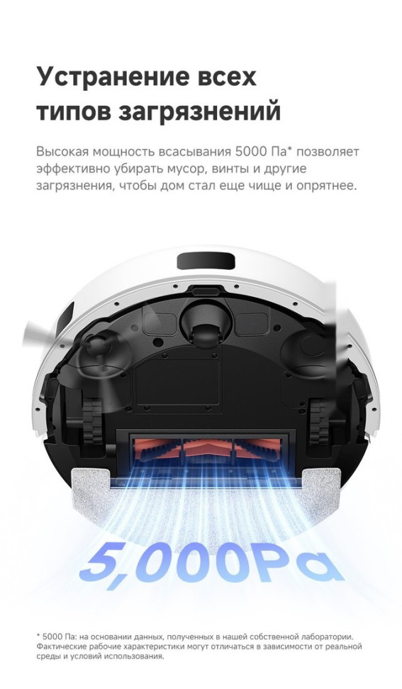 Робот-пылесос Dreame Trouver Robot Vacuum E20 Plus RLE12GD (евровилка, белый)