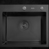 Кухонная мойка Astir PVD Black 50x44B (с сифоном, дозатором и коландером)