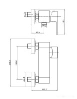 Смеситель Cersanit Elio A63046