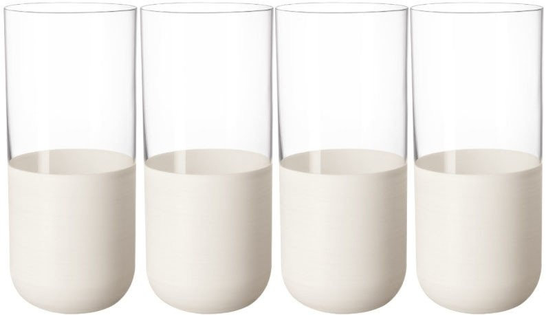Набор бокалов для воды и напитков Villeroy & Boch Manufacture Rock Blanc 11-3799-8260 (4шт)