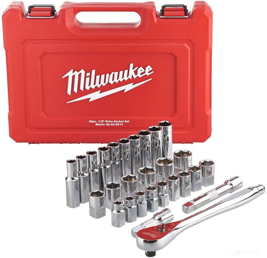 Набор трещотка с головками Milwaukee 4932471864 (28 предметов)