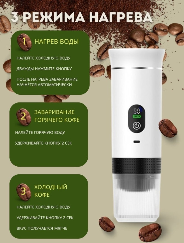 Ручная кофеварка Shenzhen Denorgin KF-JN-02 (белый)