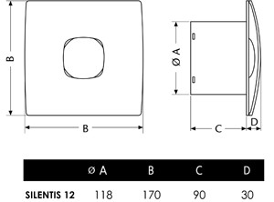 CATA Silentis 12 Inox T