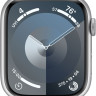 Умные часы Apple Watch Series 9 45 мм (алюминиевый корпус, серебристый/зимний синий, нейлоновый ремешок)