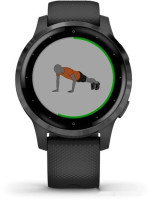Умные часы Garmin Vivoactive 4s (черный/серый)