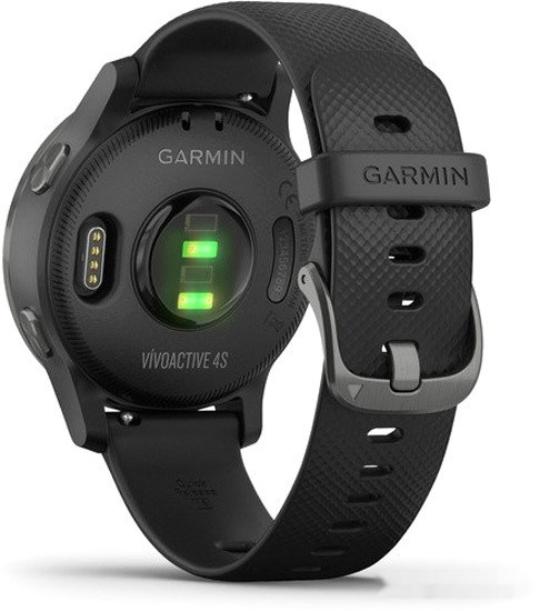 Умные часы Garmin Vivoactive 4s (черный/серый)