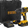 Ударная дрель-шуруповерт Denzel CIDB-IB-18-02 26130 (с 2-мя АКБ, кейс, набор оснастки)