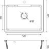 Кухонная мойка GranFest GF-UR-658 (песочный)