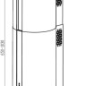Вытяжка Meferi TUBE40BK Power