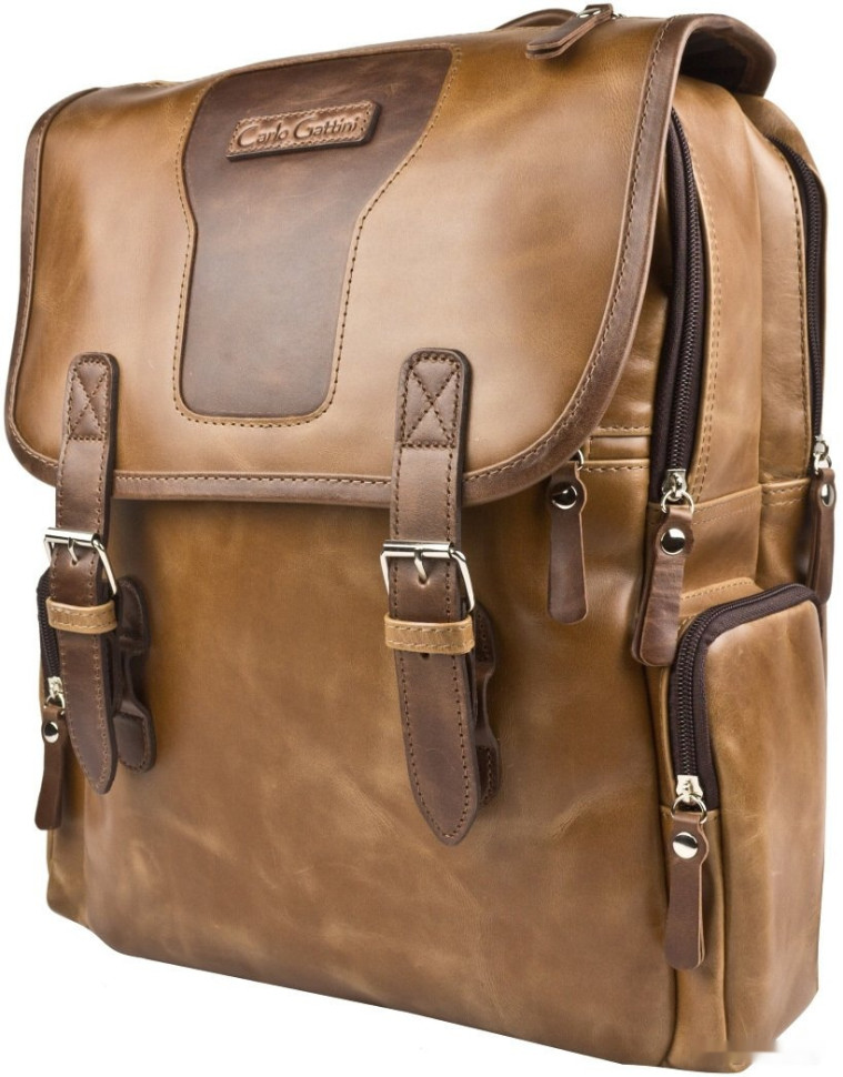 Рюкзак Carlo Gattini Selvatico Santerno 3007-03 (коньяк/темно-коричневый)
