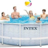 Бассейн INTEX Prism Frame Chevron 26746 (488х122)