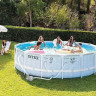 Бассейн INTEX Prism Frame Chevron 26746 (488х122)