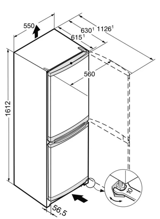 Холодильник Liebherr CUele 2831