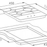 Варочная панель Weissgauff HGG 451 XFH
