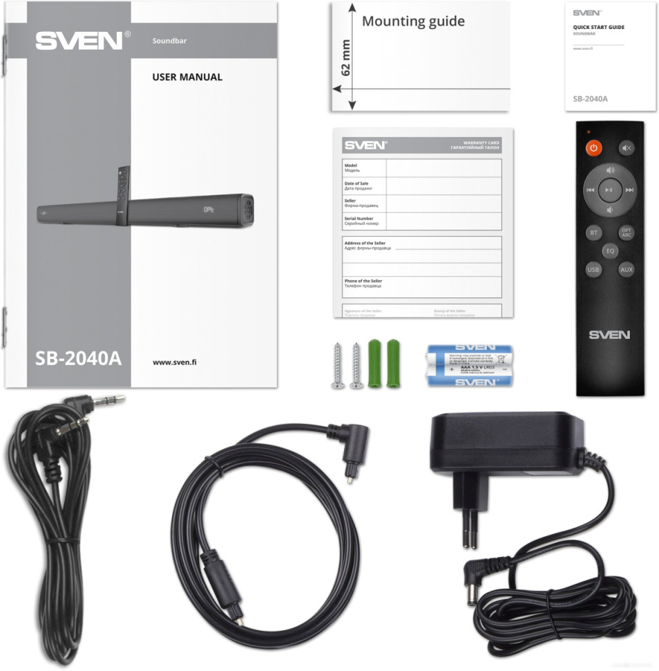 Саундбар Sven SB-2040A