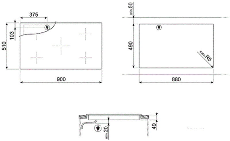 Варочная панель Smeg SI2M7953DW