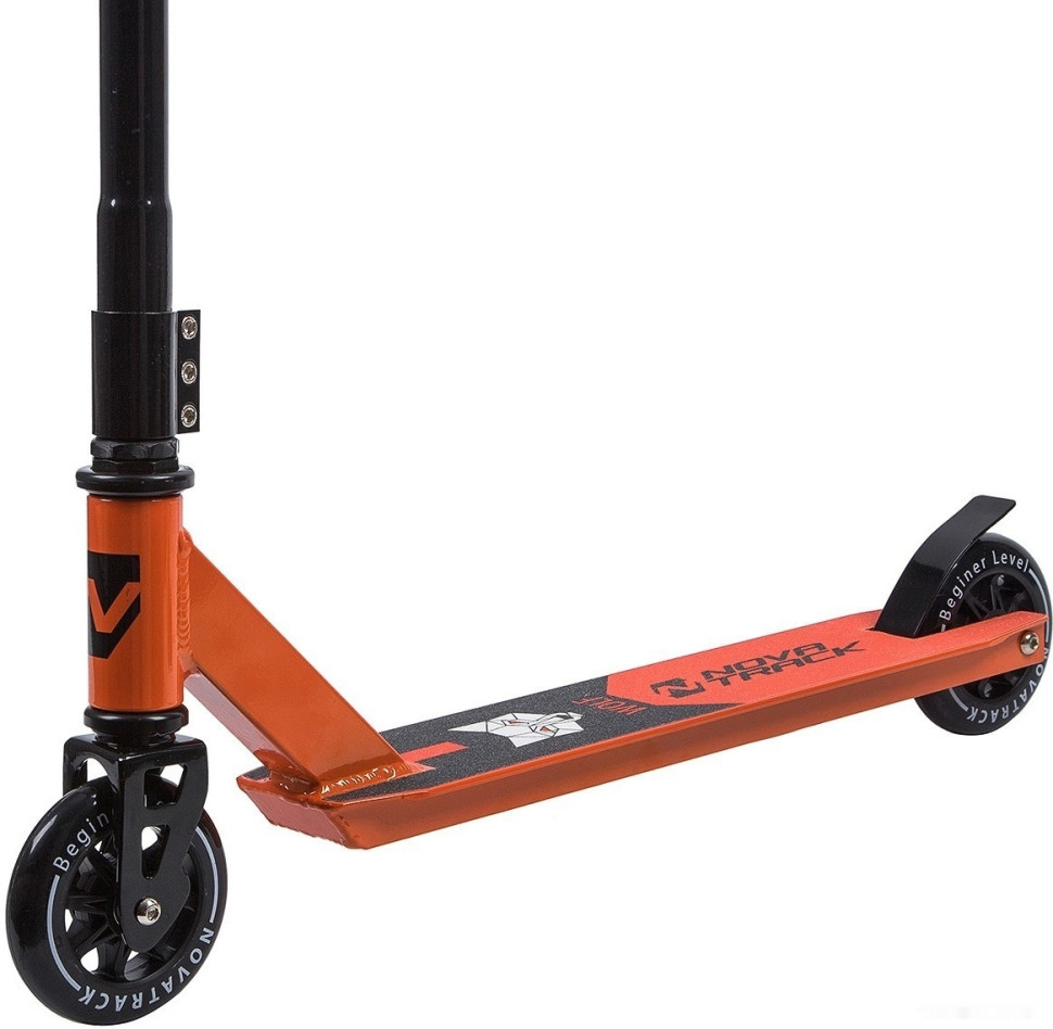 Самокат Novatrack Wolf EL 110P.WOLF.BOR9 (оранжевый)