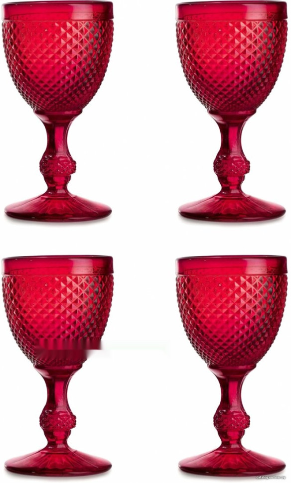Набор бокалов для воды и напитков Vista Alegre Bicos Red 49000057 (4 шт)