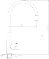 Смеситель Rossinka Silvermix Z35-35U