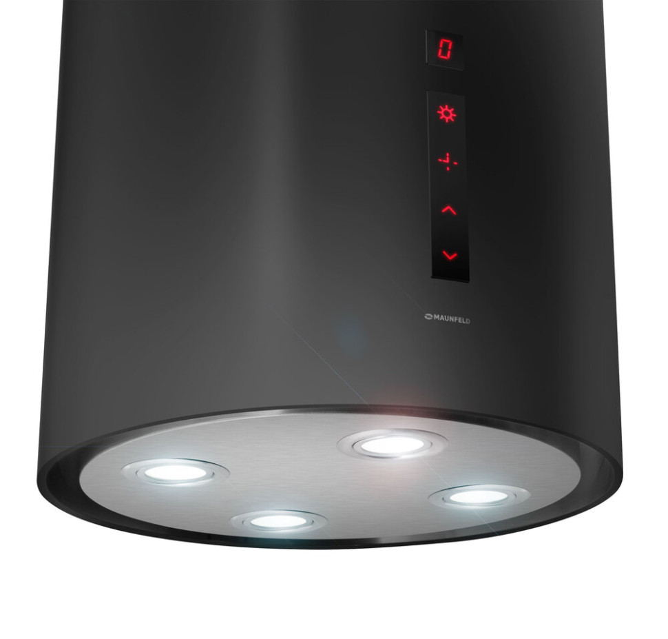Вытяжка Maunfeld Lee Isla sensor 39 (черный)