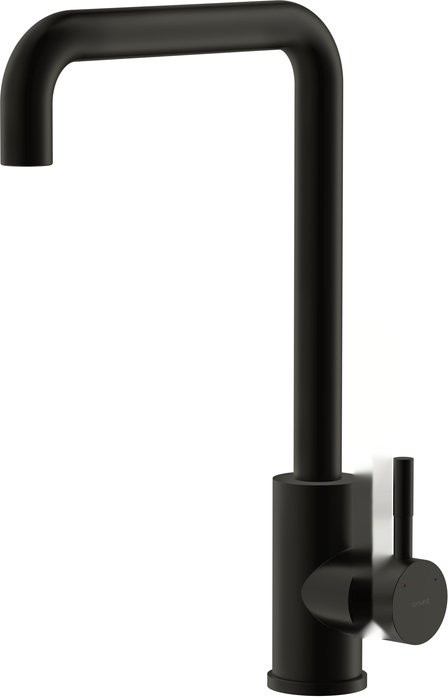 Смеситель Cersanit Como однорычажный с п-образным изливом 68246 (черный)