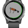 Умные часы Garmin Vivoactive 4 (серый/серебристый)