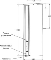Вытяжка LEX Toro 350 White