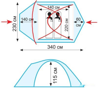 Палатка Tramp Colibri+ v2