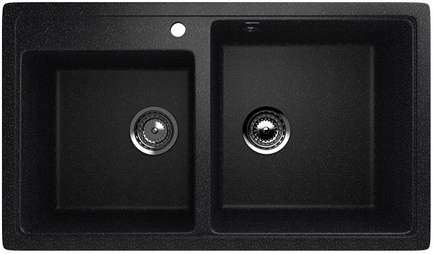 Кухонная мойка Ulgran U-200 308 (ЧЕРНЫЙ)