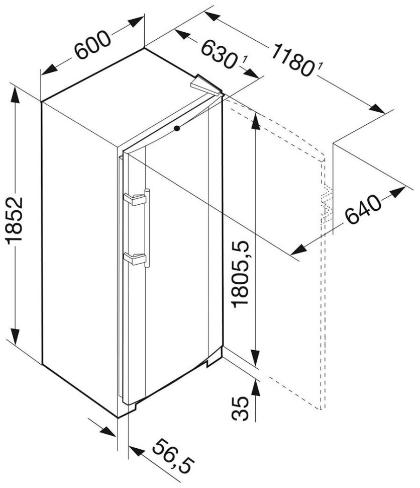 Морозильник Liebherr SGNesf 3063