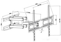 Кронштейн Maclean MC-762 (черный)
