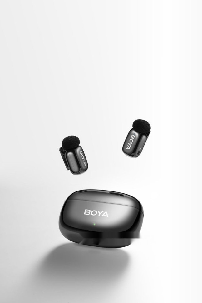 Радиосистема Boya Mini 2-02 (серебристый)