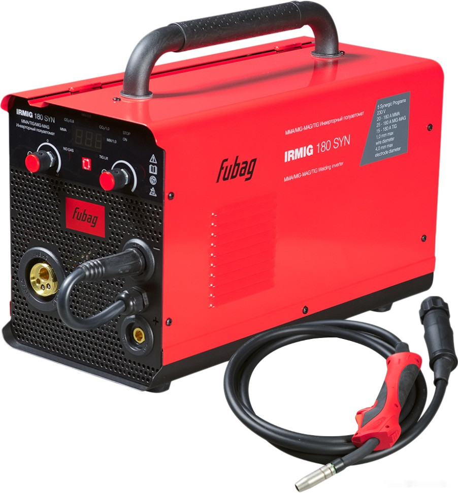Сварочный инвертор FUBAG IRMIG 180 SYN 41383