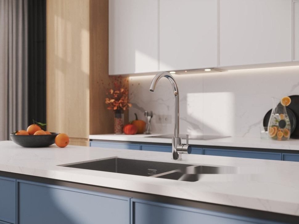 Смеситель Cersanit Cомо однорычажный 68244 (хром)