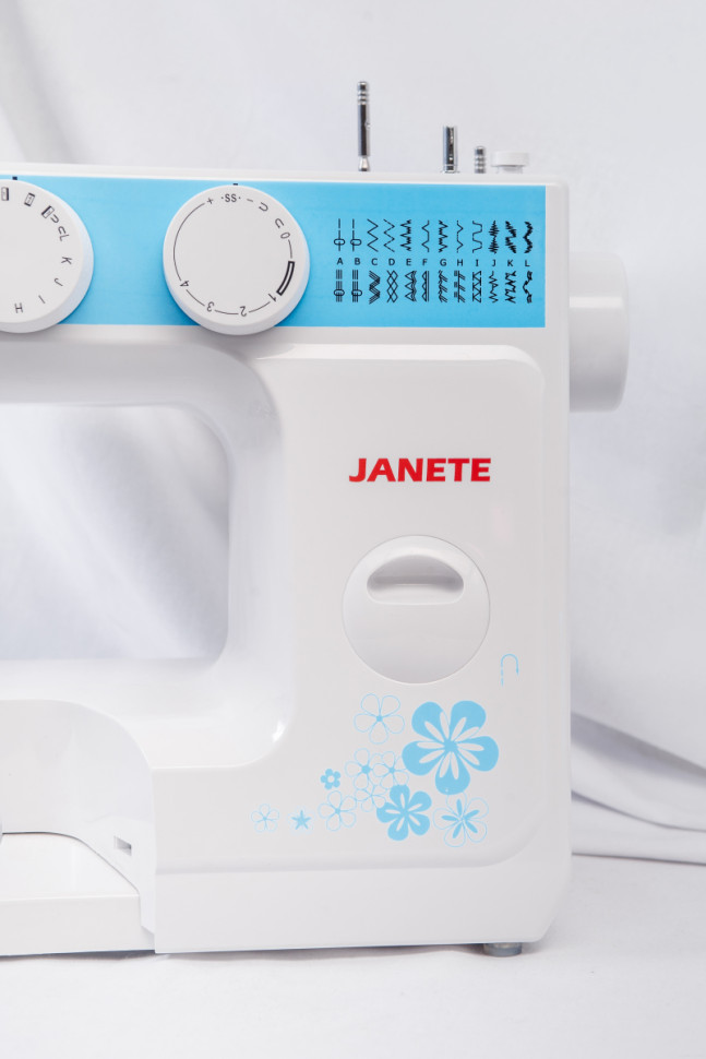 Электромеханическая швейная машина Janete 989 (голубой)