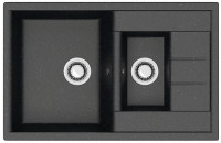 Кухонная мойка Berge BR-7612 (черный матовый)