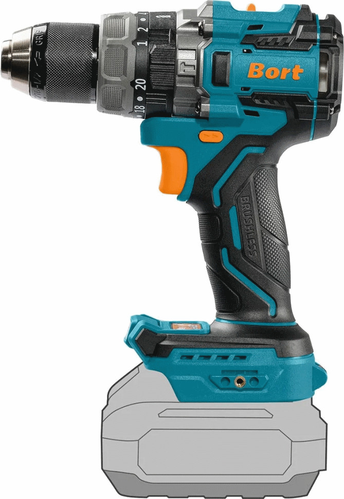 Ударная дрель-шуруповерт BORT BAB-21X 93414929 (без АКБ)