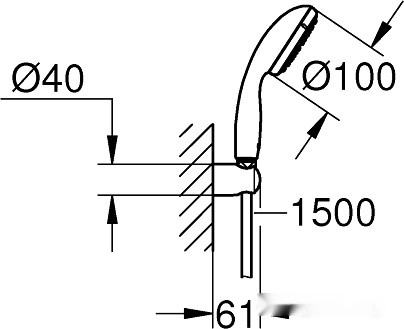 Смеситель Grohe Eurosmart 33302003