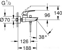 Смеситель Grohe Eurosmart 33302003
