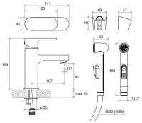 Смеситель Ravak Chrome CR 112.00